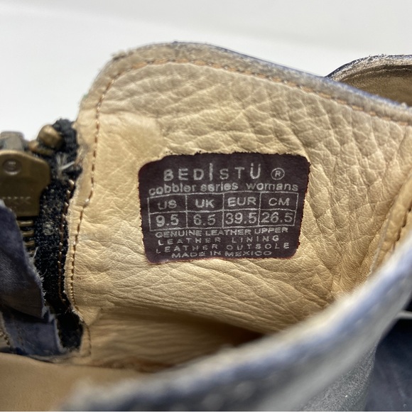 BED | STU Cobbler Series Yell Leather Ankle Boots - Picture 4 of 9